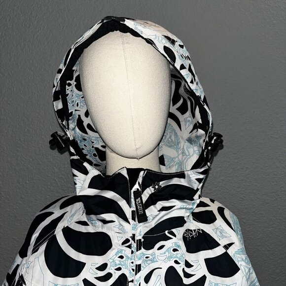 NIKITA Native Alaskan Inspired Design Women's Snowboard Jacket - Anime Shapes -S - Picture 3 of 16